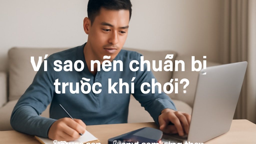 Minh họa: Vì sao nên chuẩn bị trước khi chơi?